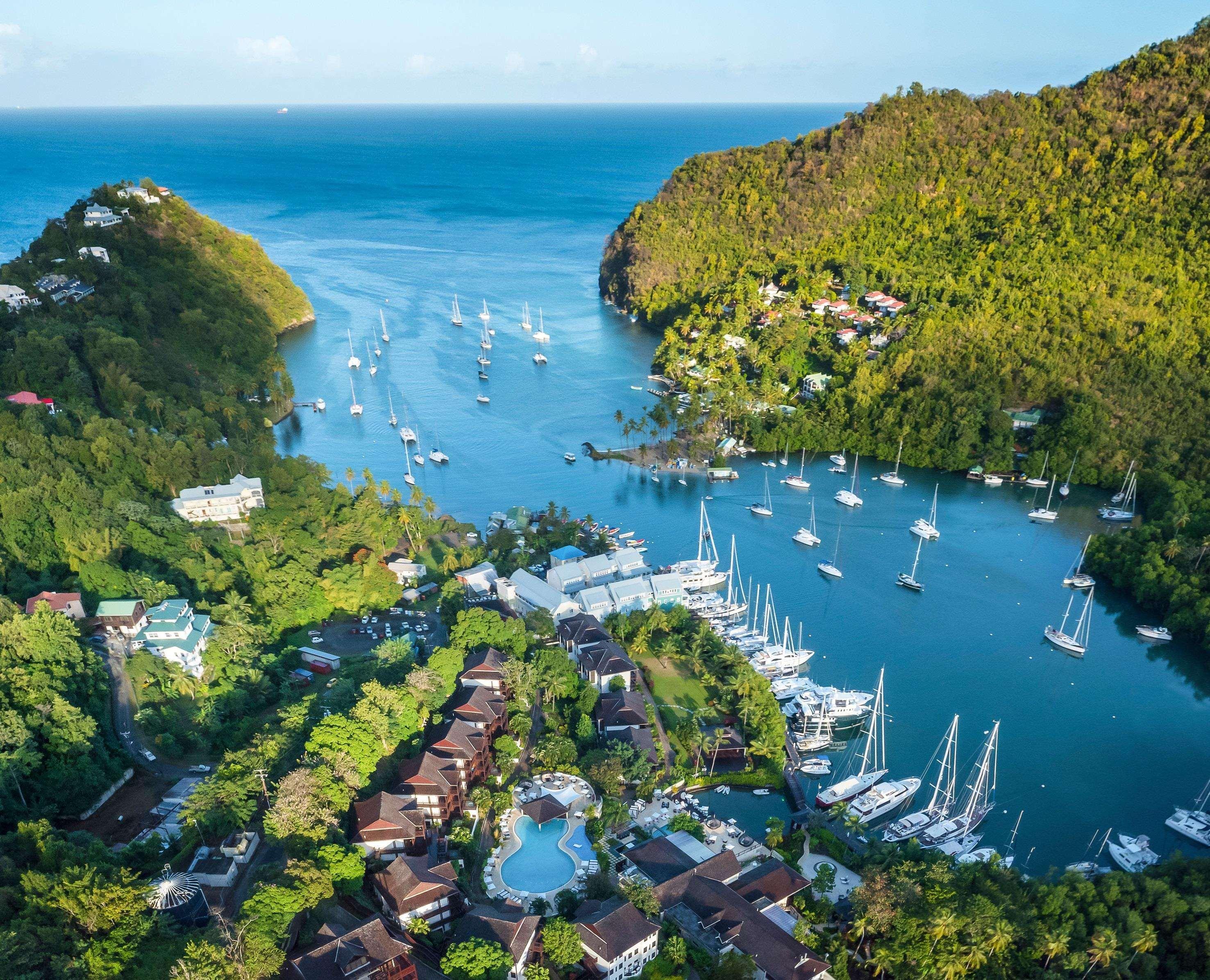 Marigot Bay Resort And Marina Bagian luar foto